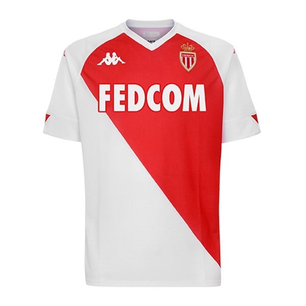 Tailandia Camiseta AS Monaco Primera equipo 2020-21 Rojo Blanco